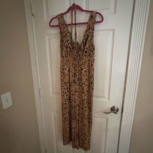 Saltwater Luxe Georgina Jumpsuit Leopard M 🐆 🌊